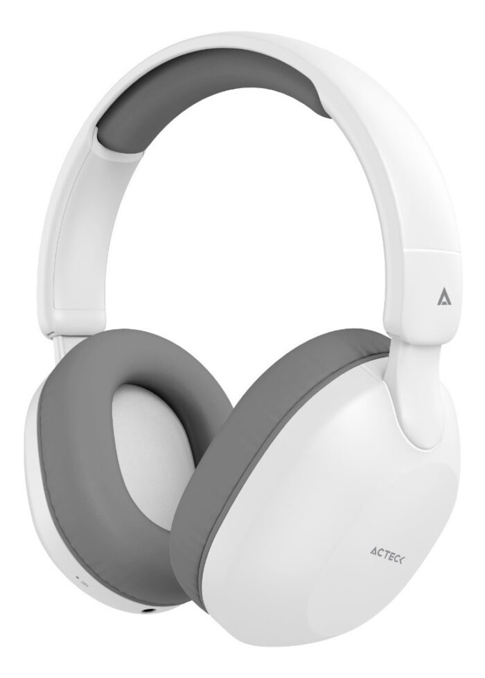 Audifonos Over Ear Acteck Honour Plus HP450 Inalambricos Bluetooth, Microfono integrado, conexion USBC, 20Hz-20kHz, color Blanco