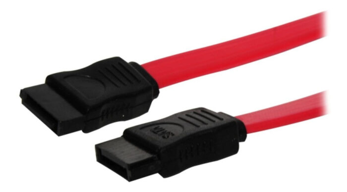 Cable De Datos Sata Xcase 60cm, Rojo, (ACCCABLE03)