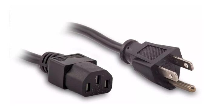 Cable De Poder Xcase, 1Metro, Negro, (ACCCABLE02)