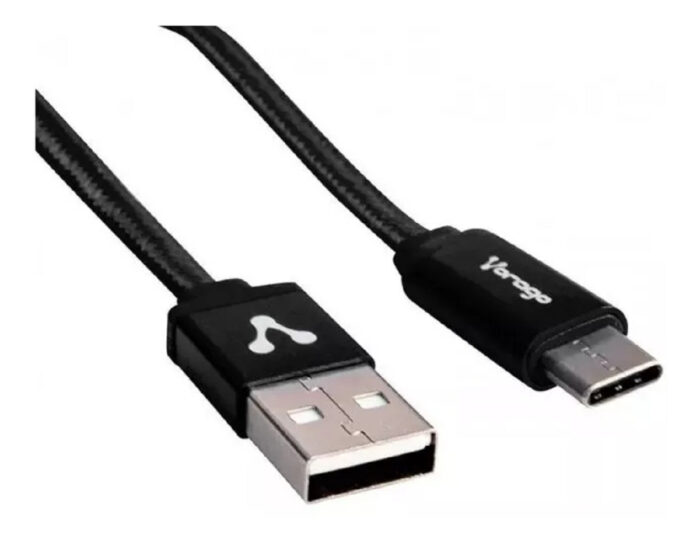 Cable Usb Vorago, Usb Macho A Usb Tipo-c, 2m, Negro, (CAB-214-BK)