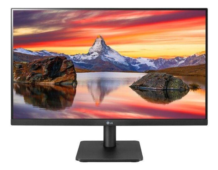 Monitor LG 24 Pulg, Full HD, Resolucion 1920x1080, 75HZ, 1xVga, 1xHDMI, Color Negro, (24MP400-B)