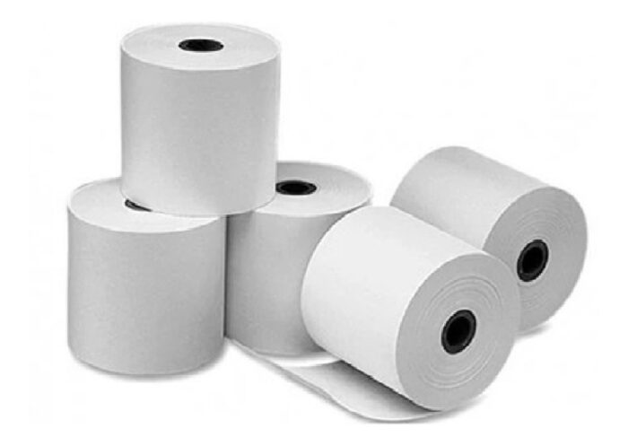 Paquete de 5 piezas de rollos de Papel termico Nextep, 80x70mm, (NE-529)