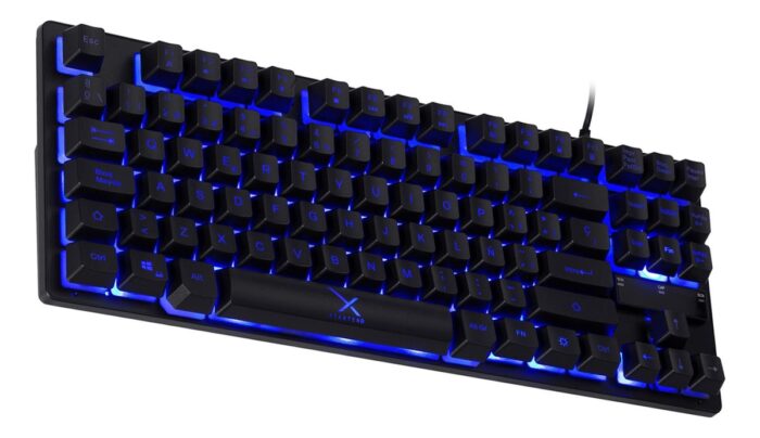 Teclado Alambrico Xzeal, Rgb Tres Colores Distintos, Funcion Multimedia, Negro, (XSATGA1B)