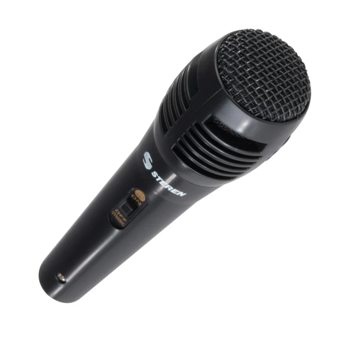 Steren Micrófono MIC-110, Alámbrico, Negro