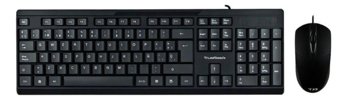 Combo Teclado Y Mouse Acteck Mk210 Alambrico, USB, Color Negro, (AC-928984)