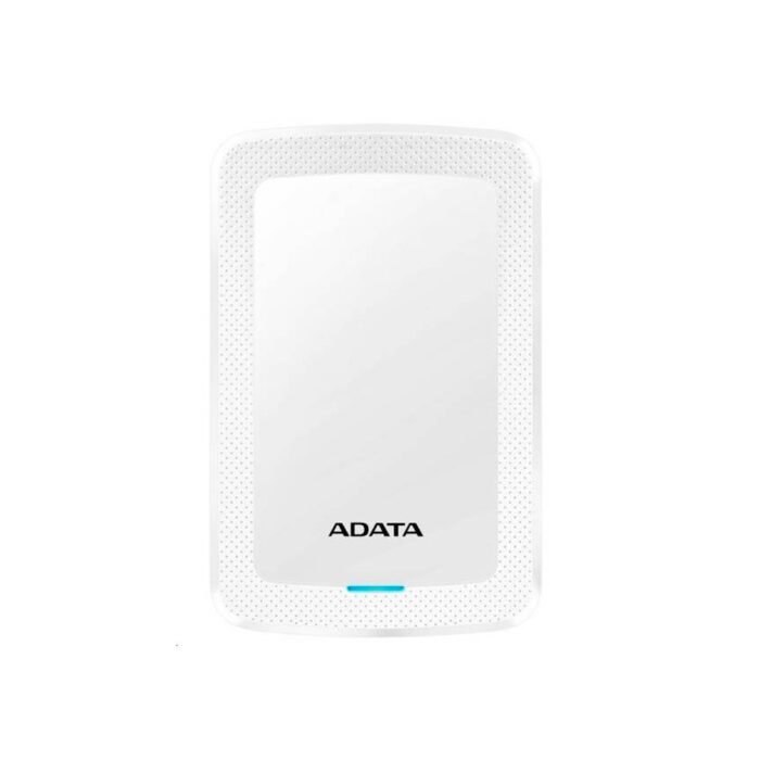 Disco Duro Externo Adata Ahv300 1tb, 2.5 Pulgadas, Usb 3.1, Slim, Color Blanco